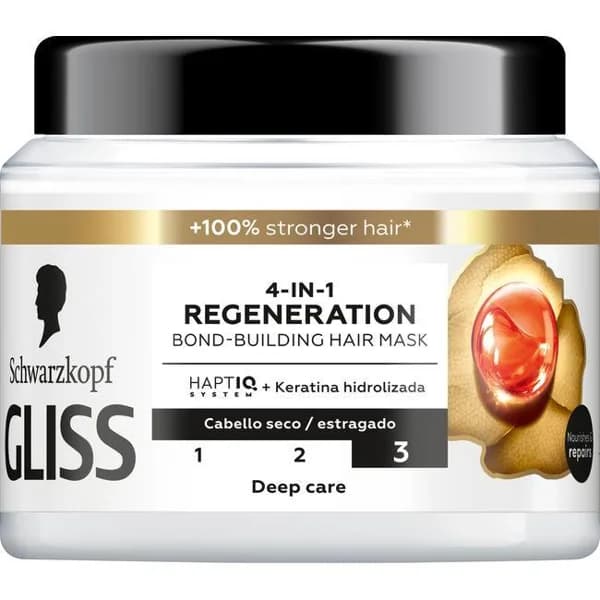 Mascarilla GLISS REPARA TOTAL, tarro 400 ml - 1 ud - Imagen del producto en Findit