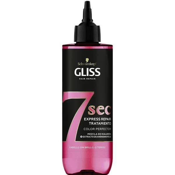 Mascarilla 7 seconds express brillo&color GLISS, bote 200 ml - 0.2 l - Imagen del producto en Findit