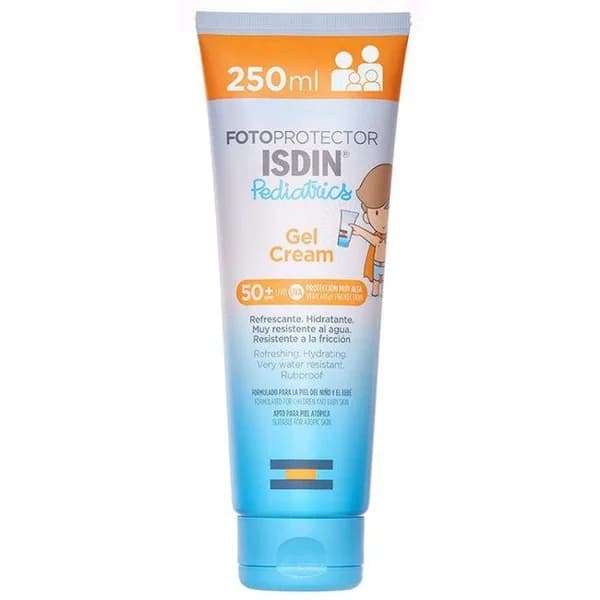 Gel crema Fotoprotector SPF50+ ISDIN PEDIATRICS, tubo 250 ml - 0.25 l - Imagen del producto en Findit