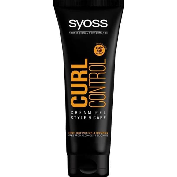 Gomina para pelo rizado curl control SYOSS, tubo 250 ml - 1 ud - Imagen del producto en Findit