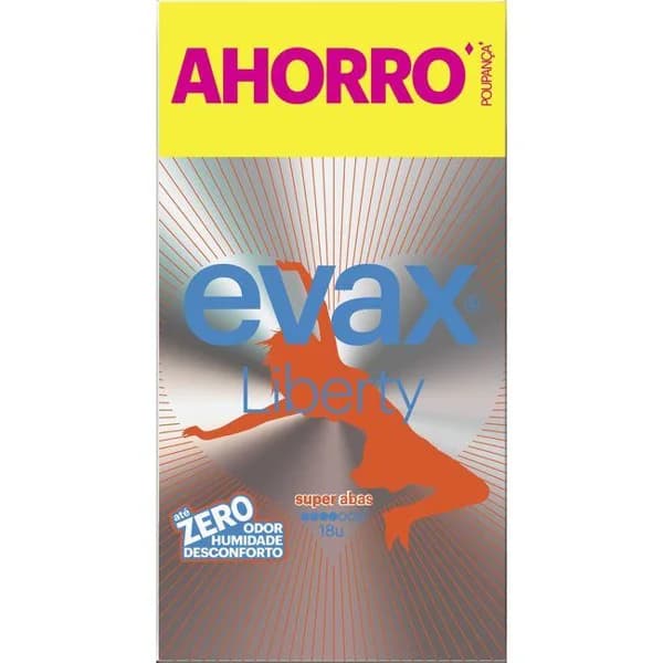 Compresa normal alas EVAX LIBERTY, caja 18 uds - 18 ud - Imagen del producto en Findit