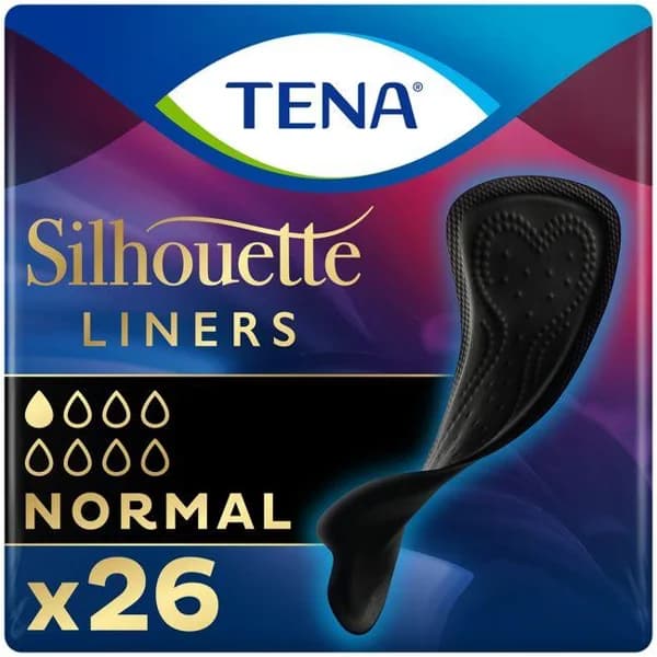Protector de incontinencia negro normal TENA, paquete 26 uds - 26 ud - Imagen del producto en Findit