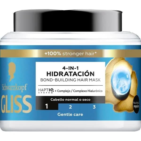 Mascarilla GLISS AQUA REVIVE, tarro 400 ml - 1 ud - Imagen del producto en Findit