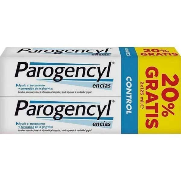 Pasta gingival control PAROGENCYL, pack 2x125 ml - 0.25 l - Imagen del producto en Findit
