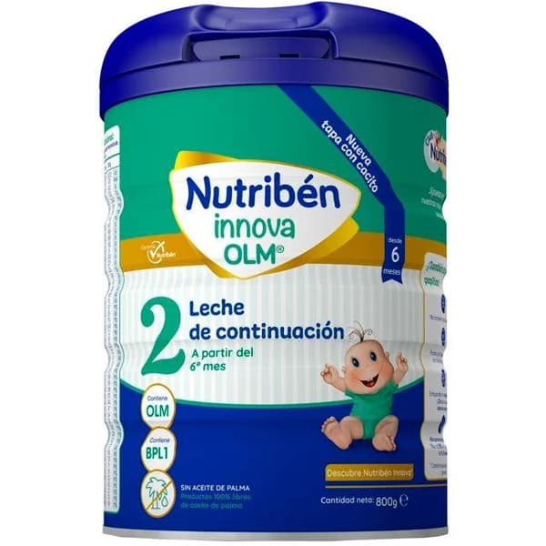 Preparado lacteo de crecimiento NUTRIBEN  Innova 2, lata 800 g - 0.8 kg - Imagen del producto en Findit