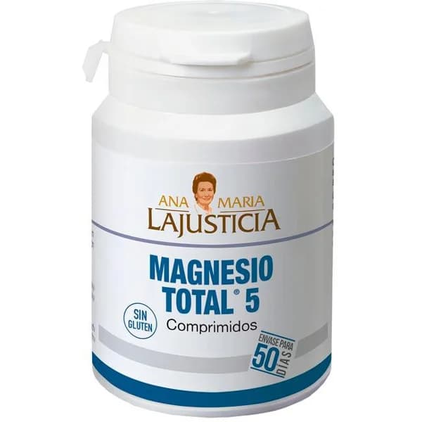 Magnesio total 5 ANA MARIA LAJUSTICIA, bote 100 comprimidos - 100 ud - Imagen del producto en Findit