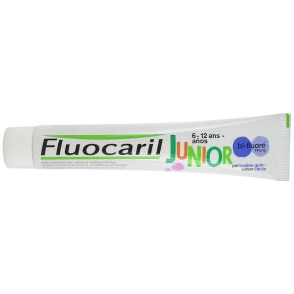 Gel dentífrico bubble FLUOCARIL JUNIOR, tubo 75 ml - 0.08 l - Imagen del producto en Findit
