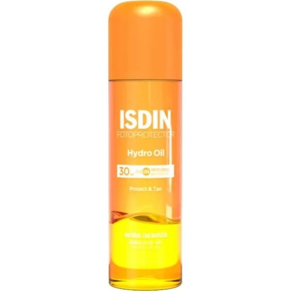 Fotoprotector solar Hydro oil 30SPF ISDIN, spray 200 ml - 0.2 l - Imagen del producto en Findit