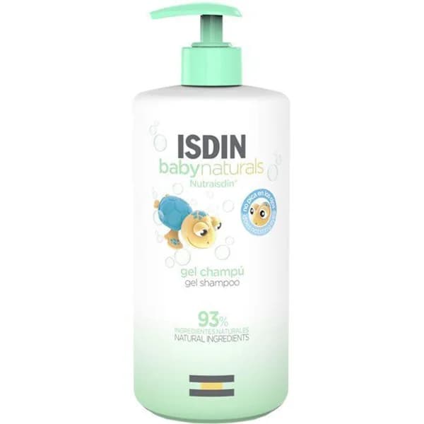 Gel champú ISDIN Baby Naturals, dosificador 750 ml - 0.75 l - Imagen del producto en Findit