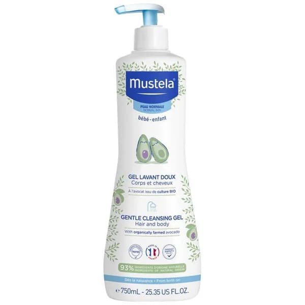 Gel de baño MUSTELA, dosificador 750 ml - 0.75 l - Imagen del producto en Findit