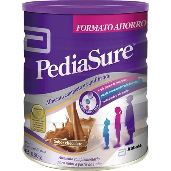 Alimento completo-equilibrado de chocolate PEDIASURE, lata 850 g - 0.85 kg - Imagen del producto en Findit