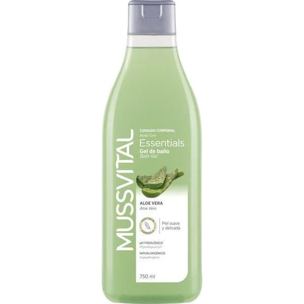 Gel de baño aloe vera  MUSSVITAL Essentials, bote 750 ml - 0.75 l - Imagen del producto en Findit