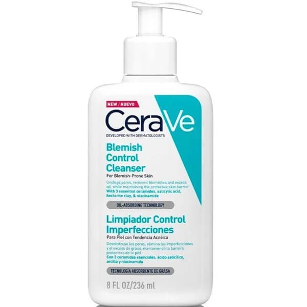 Limpiador control imperfecciones CERAVE, dosificador 236 ml - 0.24 l - Imagen del producto en Findit