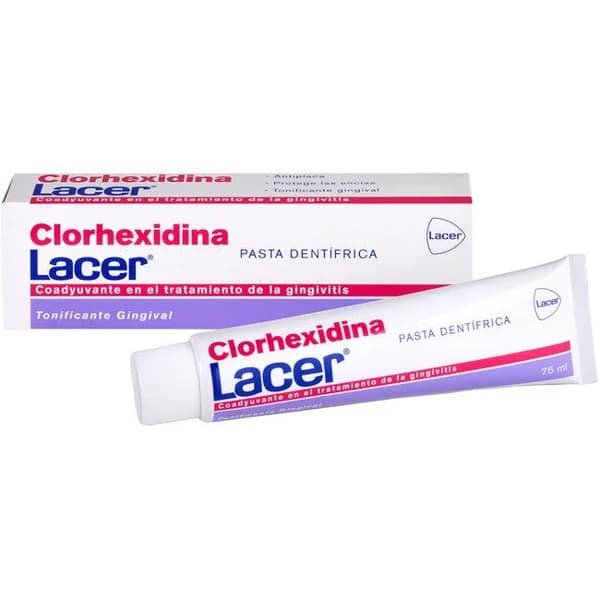 Dentífrico clorhexidina LACER, tubo 75 ml - 0.08 l - Imagen del producto en Findit