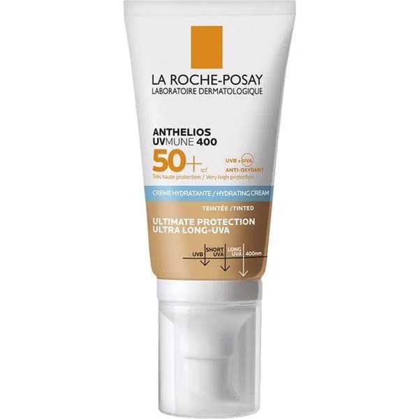 Crema solar hidratante color SPF50+ LRP ANTHELIOS, tubo 50 ml - 0.05 l - Imagen del producto en Findit