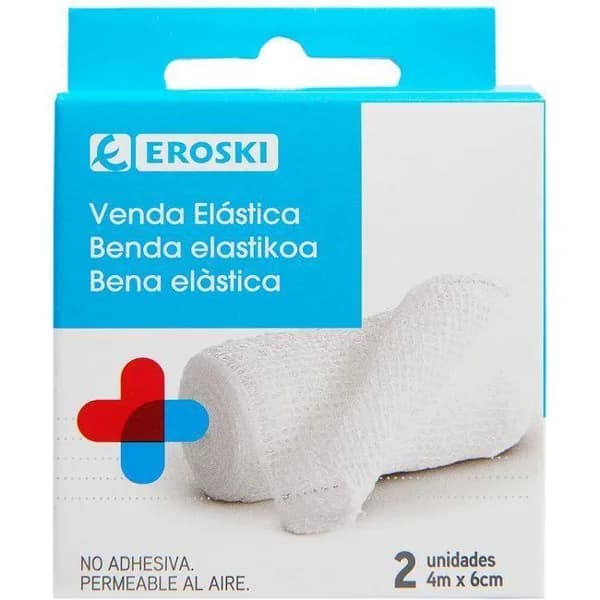 Venda de fijación elástica EROSKI, pack 2 unid. - 1 ud - Imagen del producto en Findit