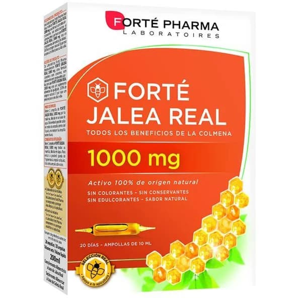 Forté Jalea real 1000 mg FORTÉ PHARMA, caja 20 ampollas - 20 ud - Imagen del producto en Findit