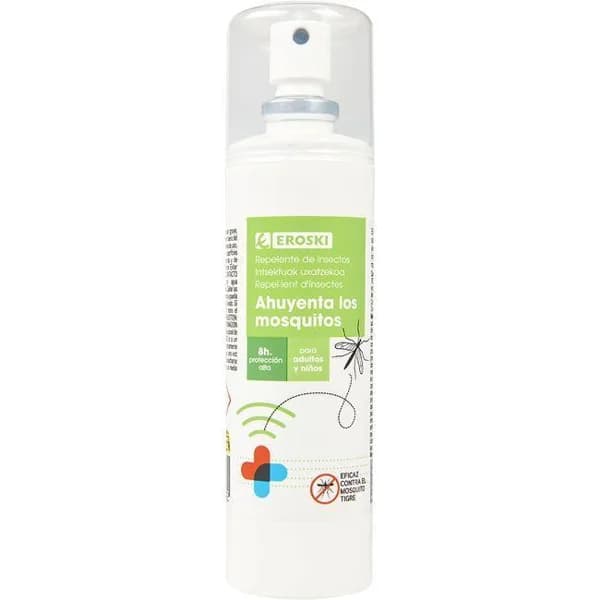 Repelente de insectos EROSKI, spray 125 ml - 0.12 l - Imagen del producto en Findit