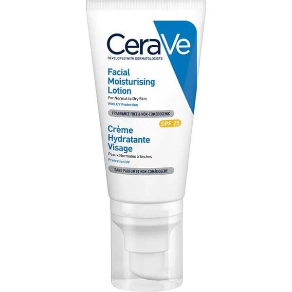 Loción hidratante de rostro con SPF25 CERAVE, tubo 52 ml - 0.05 l - Imagen del producto en Findit
