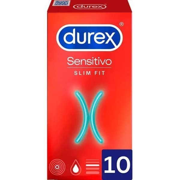 Preservativos sensitivo suave slim fit DUREX, caja 10 uds - 10 ud - Imagen del producto en Findit