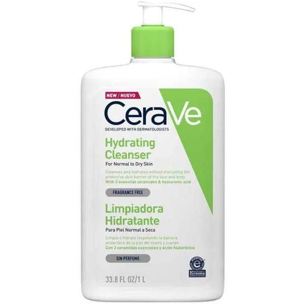 Gel limpiador hidratante CERAVE, dosificador 1 litro - 1 l - Imagen del producto en Findit