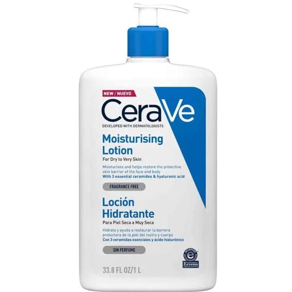 Loción hidratante formato familiar CERAVE, dosificador 1 litro - 1 l - Imagen del producto en Findit