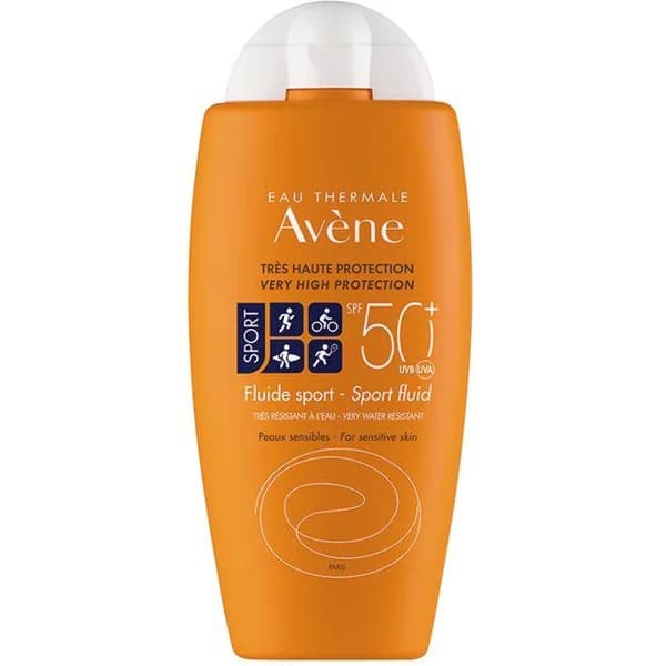 Fluido solar sport SPF50+ para deportistas AVÉNE, bote 100 ml - 0.1 l - Imagen del producto en Findit