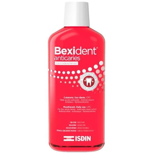 Colutorio anticaries BEXIDENT, botella 600 ml - 0.6 l - Imagen del producto en Findit