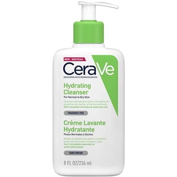 Limpiadora hidratante CERAVE, dosificador 236 ml - 0.24 l - Imagen del producto en Findit