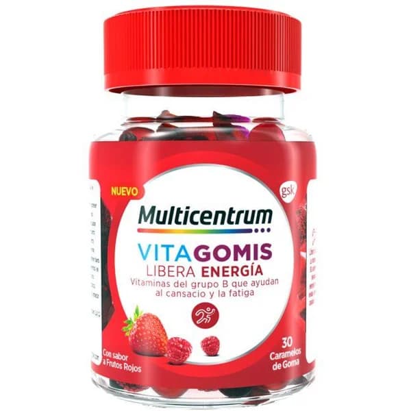 Vitagomis energía MULTICENTRUM, bote 30 uds - 30 ud - Imagen del producto en Findit