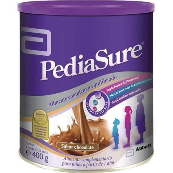 Alimento completo-equilibrado de chocolate PEDIASURE, lata 400 g - 0.4 kg - Imagen del producto en Findit