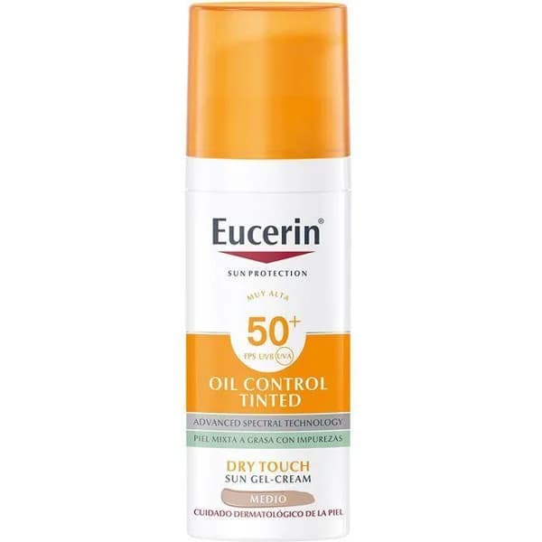 Gel crema SPF50+ color EUCERIN OILCONTROL, dosificador 50 ml - 0.05 l - Imagen del producto en Findit