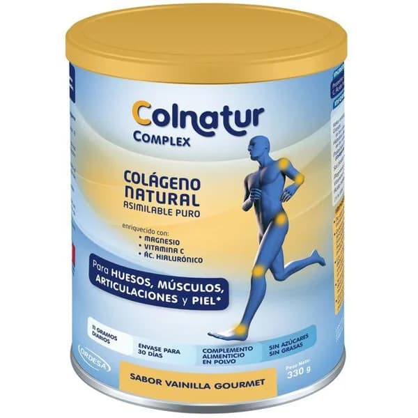 Colágeno natural sabor vainilla COLNATUR, lata 330 g - 0.33 kg - Imagen del producto en Findit