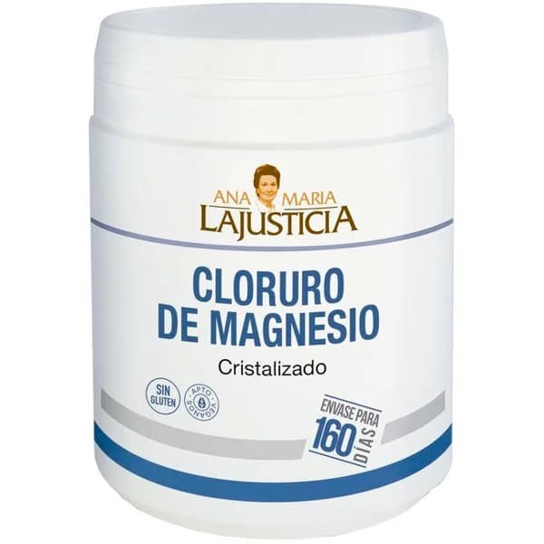 Cloruro de magnesio cristalizado ANA M. LAJUSTICIA, bote 400 g - 0.4 kg - Imagen del producto en Findit
