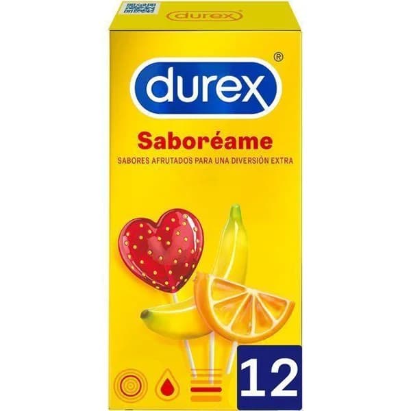 Preservativo saboréame DUREX, caja 12 unid. - 1 ud - Imagen del producto en Findit