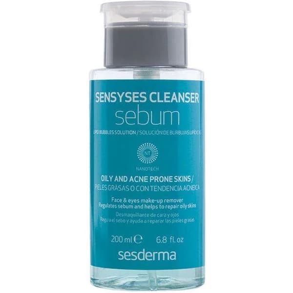 Limpiador facial cleanser sebum SESDERMA Sensyses, bote 200 ml - 0.2 l - Imagen del producto en Findit