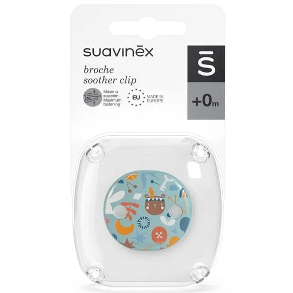 Broche pinza ovalado SUAVINEX, pack 1 ud - 1 ud - Imagen del producto en Findit