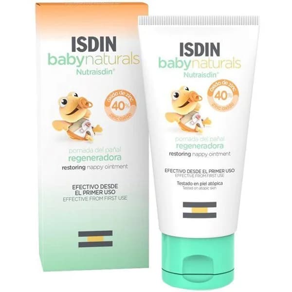 Pomada regeneradora pañal ISDIN Baby Natur, tubo 50 ml - 0.05 l - Imagen del producto en Findit