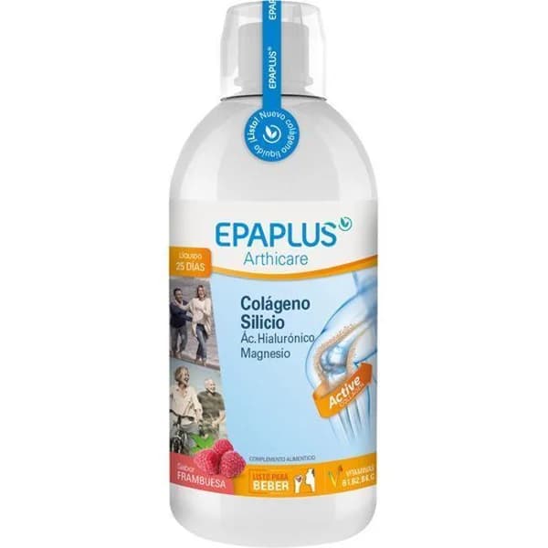Colageno bebible con slilicio de frambuesa EPAPLUS, bote 1 litro - 1 l - Imagen del producto en Findit