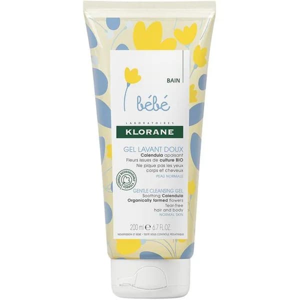 Gel infantil limpiador suave KLORANE, tubo 200 ml - 0.2 l - Imagen del producto en Findit