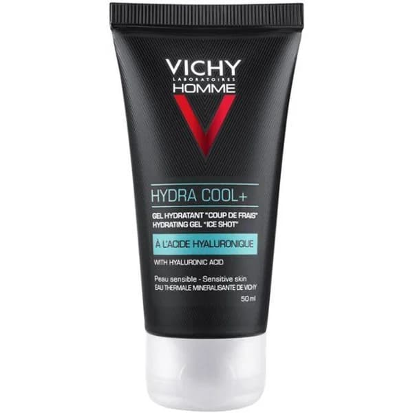 Gel hidratante facial hydra cool+ VICHY Homme, tubo 50ml - 0.05 l - Imagen del producto en Findit