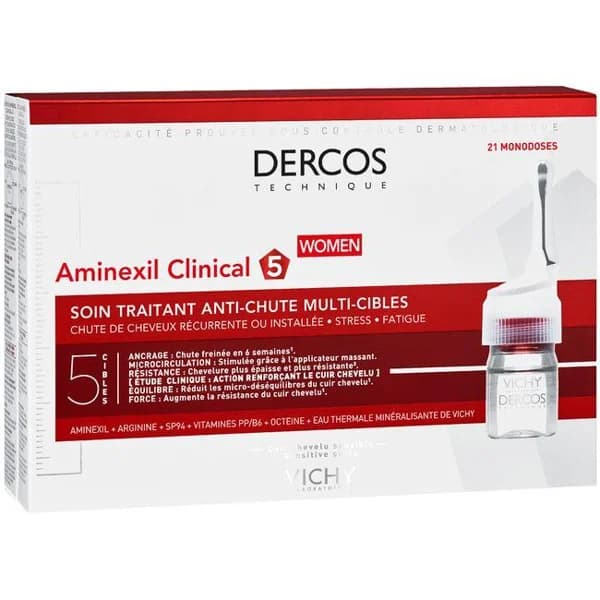 Aminexil mujer Clinical 5 VICHY, caja 21 uds - 21 ud - Imagen del producto en Findit