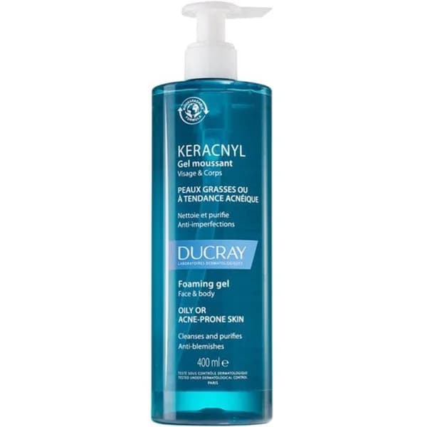 Gel limpiador Keracnyl DUCRAY, bote 400 ml - 0.4 l - Imagen del producto en Findit