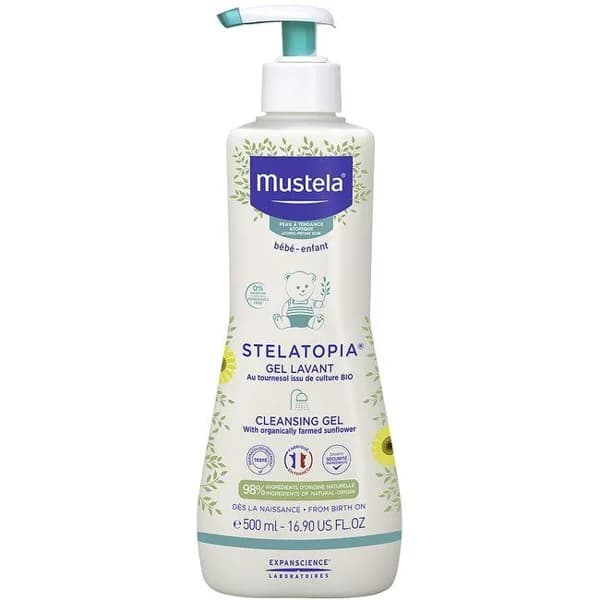 Gel de baño MUSTELA Stelatopia, 500 ml - 0.5 l - Imagen del producto en Findit
