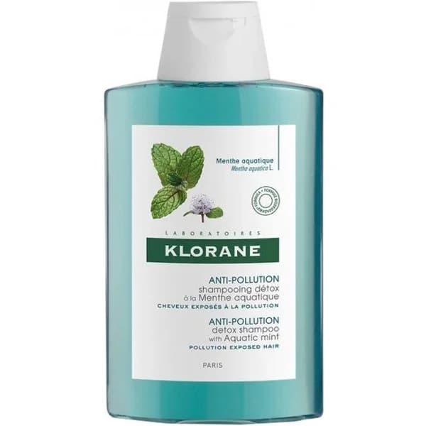 Champú anticontaminación con menta acuatica KLORANE, bote 200 ml - 0.2 l - Imagen del producto en Findit