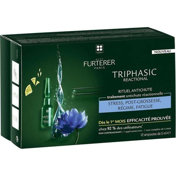 Reaccional RENÉ FURTERER Triphasic, caja 12 uds. - 1 ud - Imagen del producto en Findit