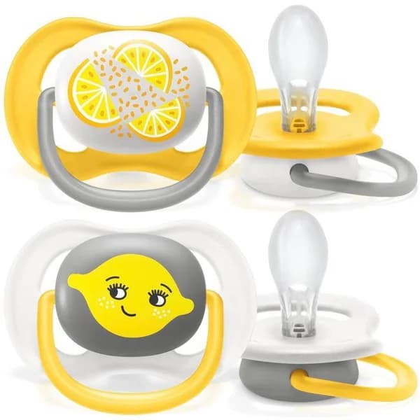Chupete neutro ultra air fruit 6-18 M PHILIPS AVENT, pack 2 uds - 2 ud - Imagen del producto en Findit