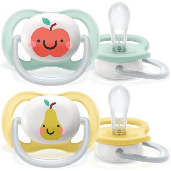Chupete neutro ultra air fruit 0-6 m. PHILIPS AVENT, pack 2 uds - 2 ud - Imagen del producto en Findit
