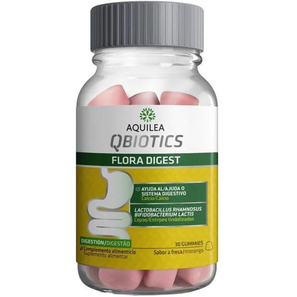 Gummies Qbiotics Flora Digest AQUILEA, bote 30 uds - 30 ud - Imagen del producto en Findit
