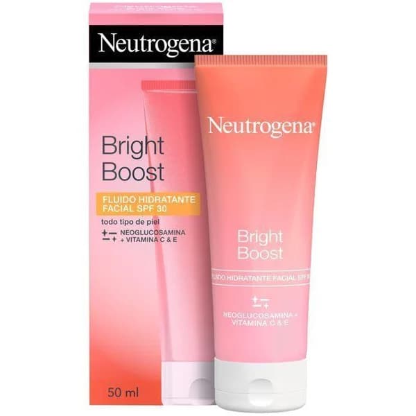 Fluido hidratan facial SPF30 NEUTROGENA BRIGHT BOOST, tubo 50 ml - 0.05 l - Imagen del producto en Findit